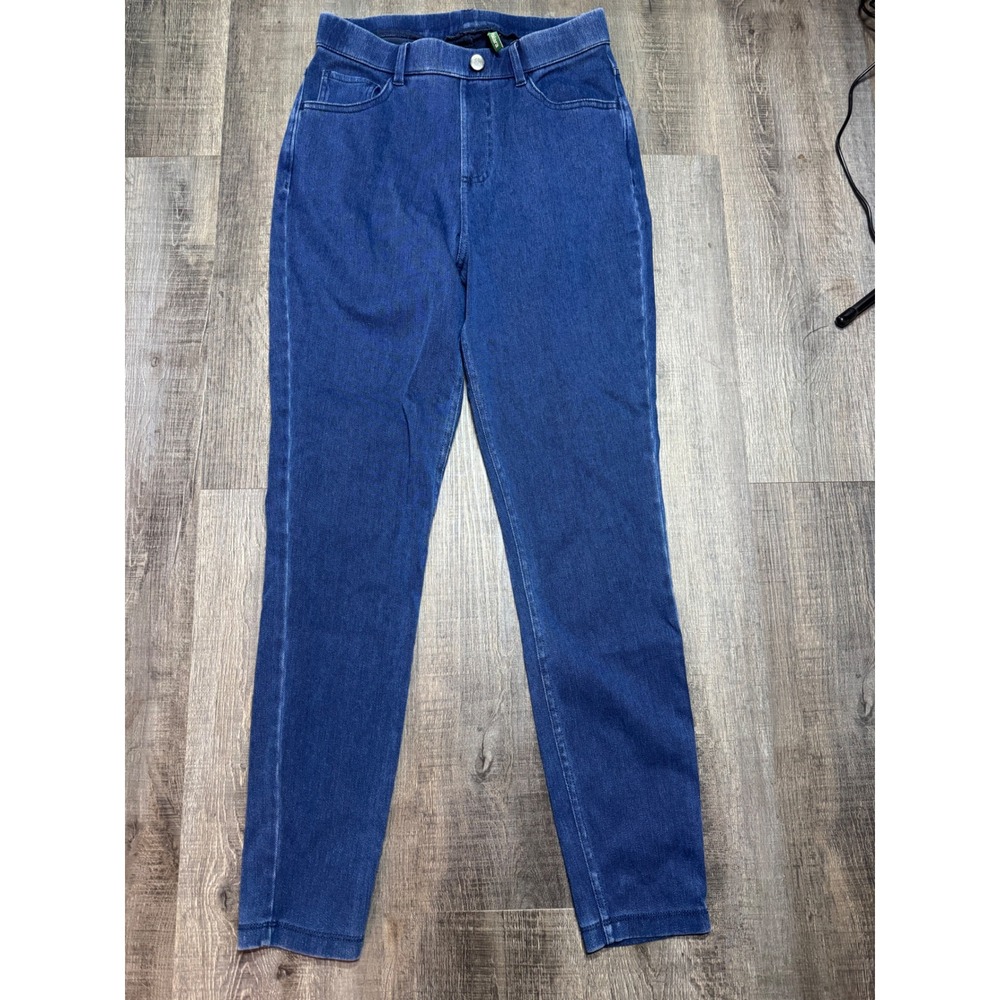 Halara Womens High Waisted Pull On Jeggings Medium Blue Wash Skinny Pants